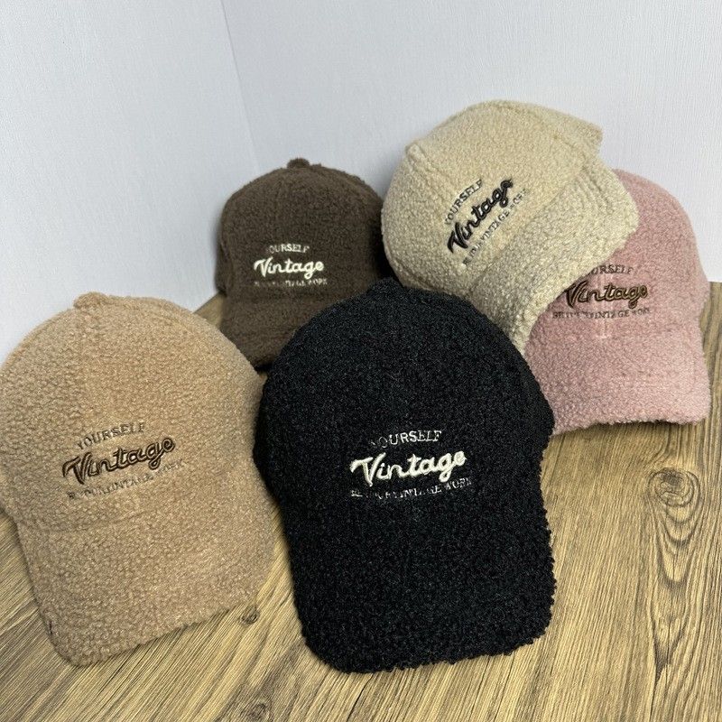Herfst winter pluche hoeden kinderen, eenvoudig modieus, veelzijdig warm voor mannen vrouwen. Koreaanse versie honkbal met een_voghion.com
