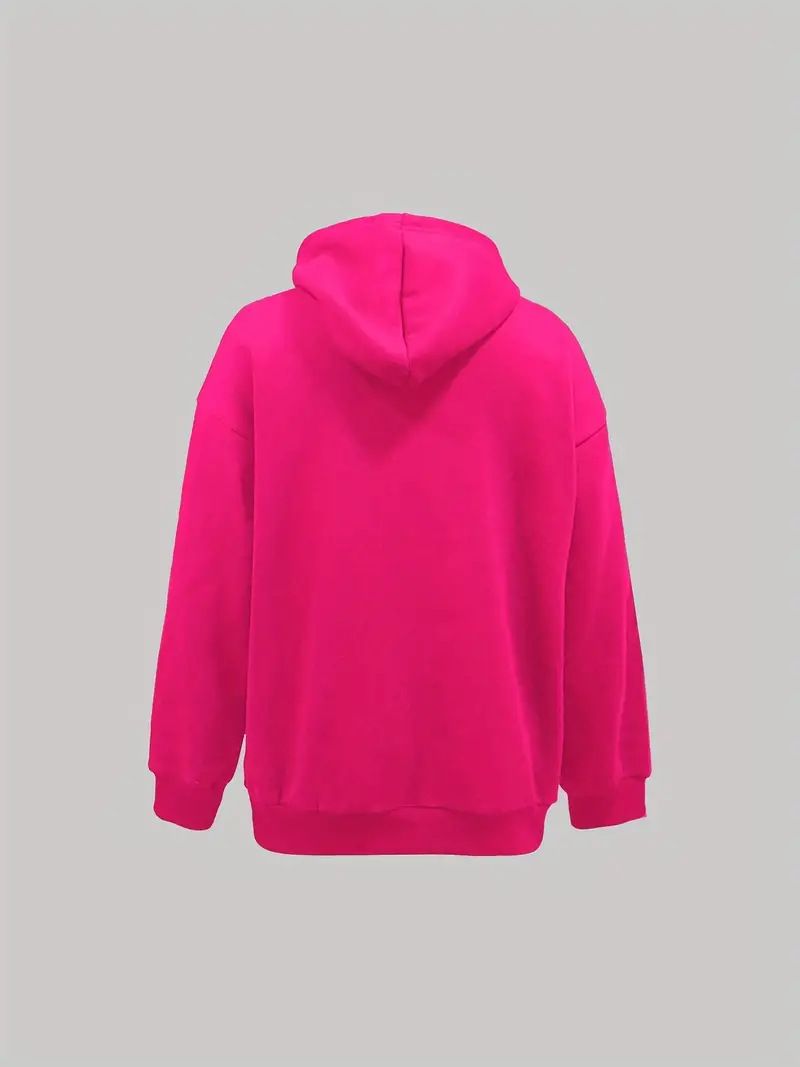 Hooded Sweatshirt Women's Letter Printed Top Sweatshirt _voghion.com