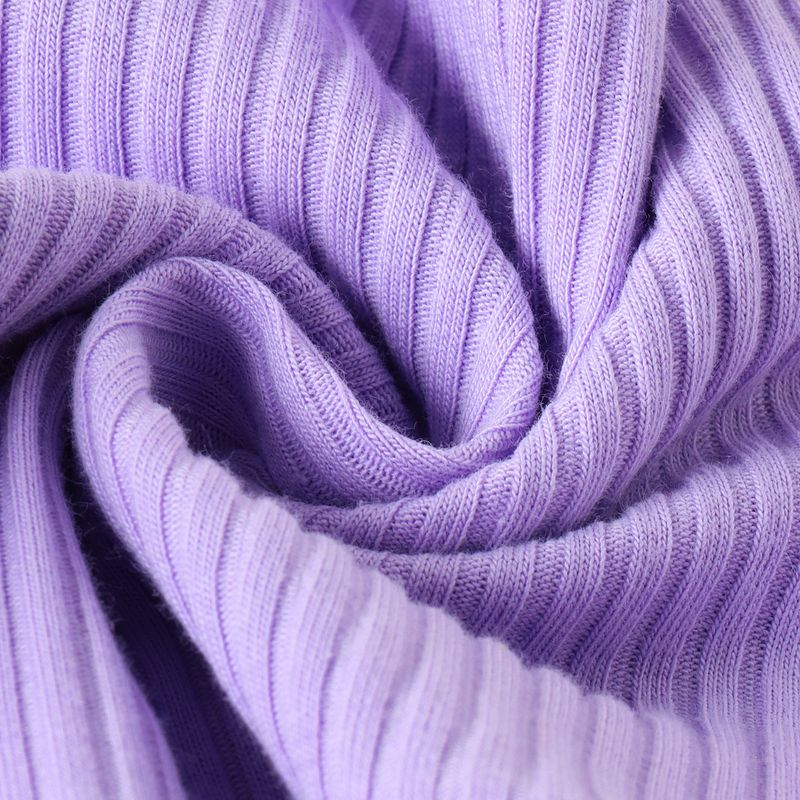 Treasure Salary Children's Fashion Summer Small and Medium Girls Solid Color Pit Stripe jumpsuit+Cowboy Vest Set_voghion.com