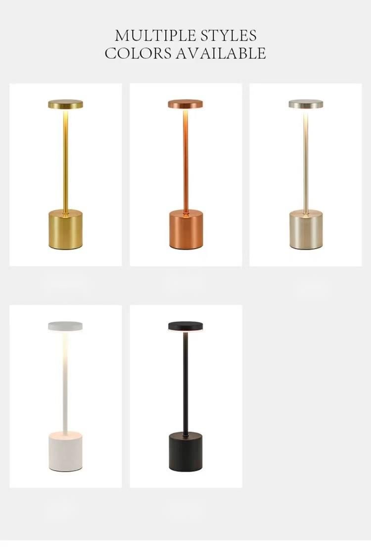 Bar e ristoranti a LED a forma di I, lampada da tavolo per camere da letto, atmosfera decorativa in metallo ricaricabile tramite USB_voghion.com
