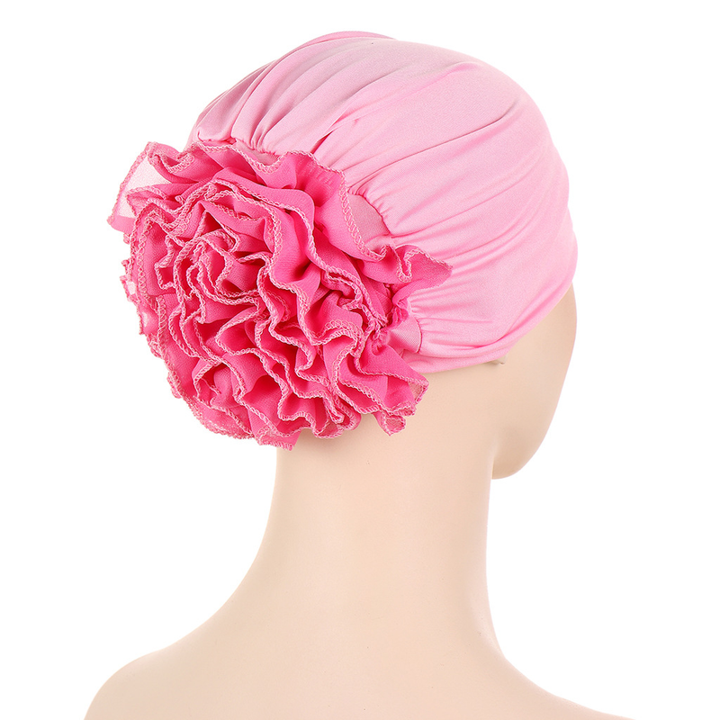 nieuwe veelkleurige plaat bloem groot en klein stuk chiffon hoed mode basis bloemhoed_voghion.com