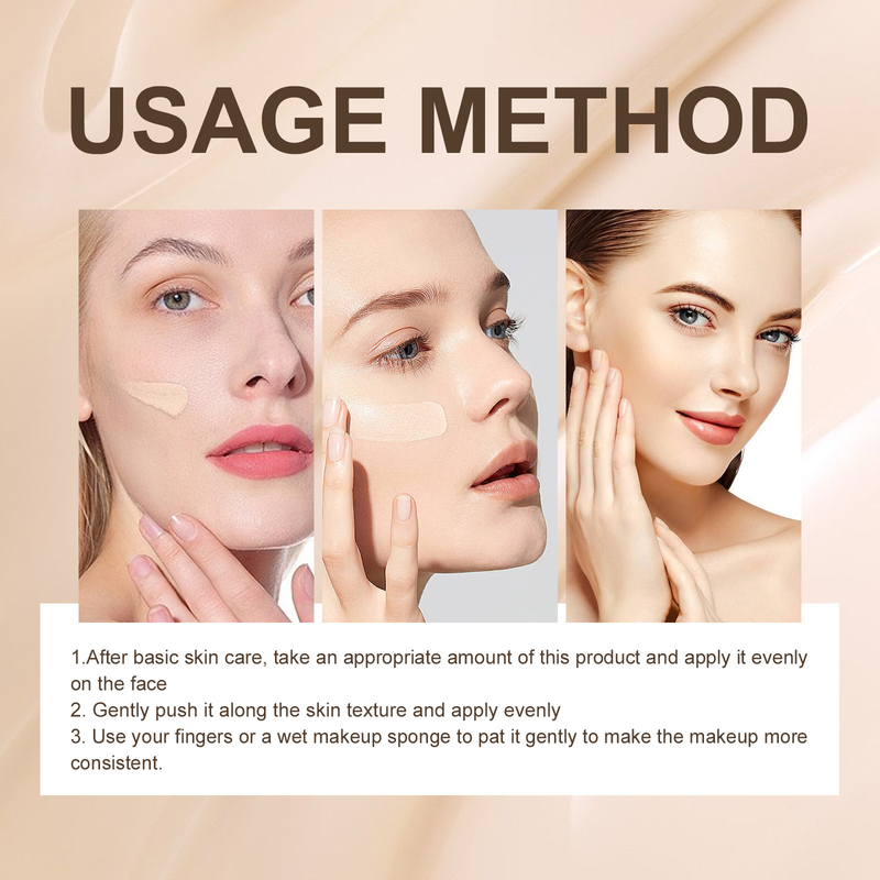 EELHOE concealer liquid brightens covers skin, is clear, delicate, and has a long-lasting foundation make-up_voghion.com