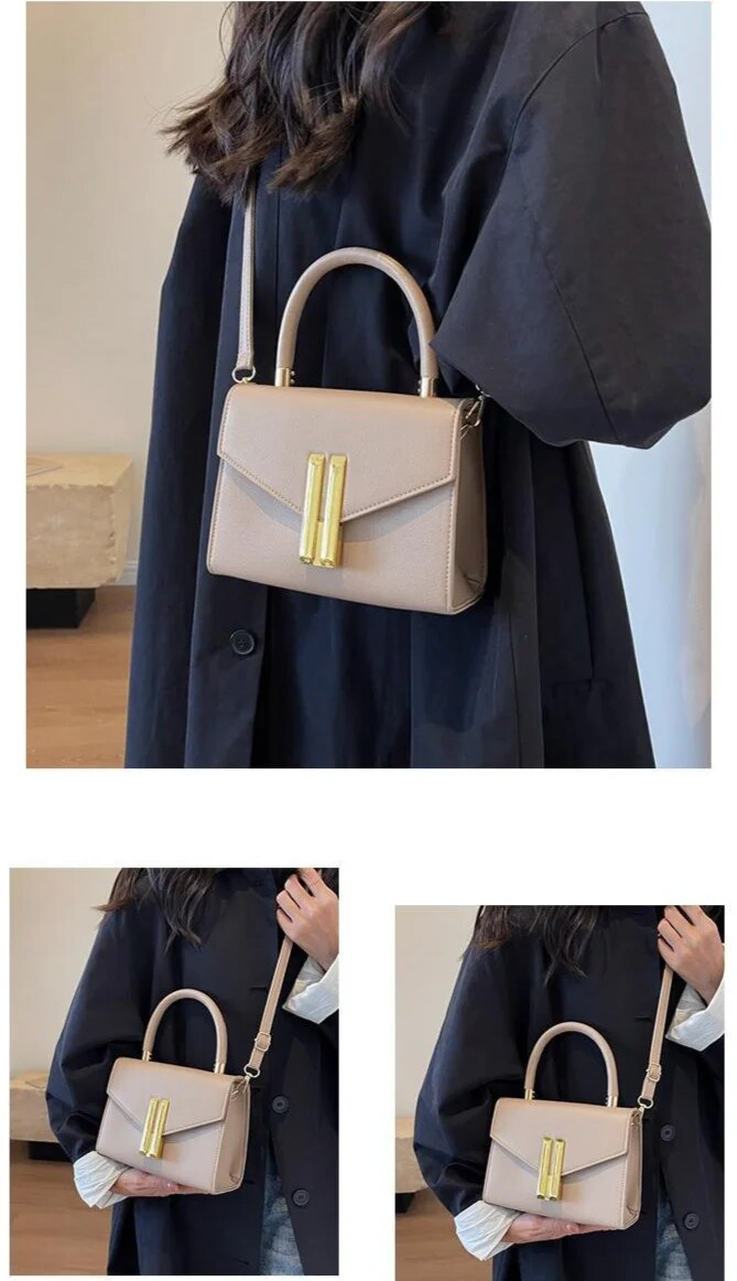 Demellier Solid color niche design, 2024 new bags, fashionable trendy single shoulder small square bag, casual and Western style_voghion.com