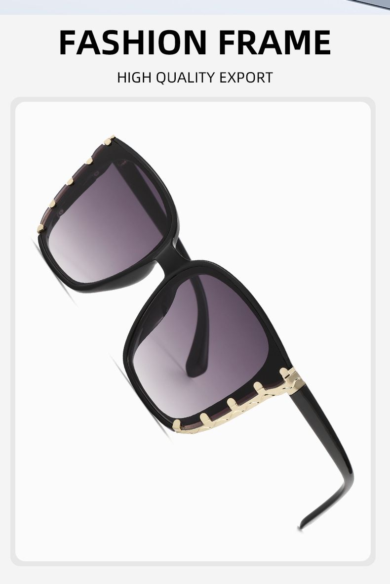 Two Circles European And American 2025 New High End Sunglasses Metal Decorative Frame Slim Sunshade Sunglasses Men T1404_voghion.com