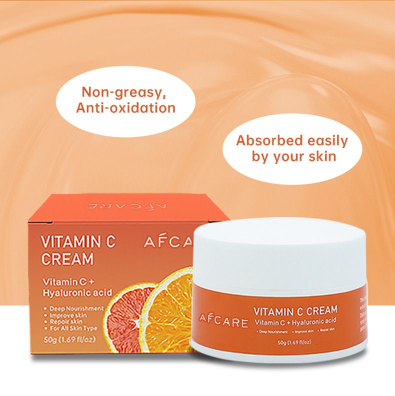 Vitamin C Mineral Facial Moisturizing & Refreshing Cream for Dry to Normal skin Day and Night,Skin Whitening Cream and Whitening Cream_voghion.com
