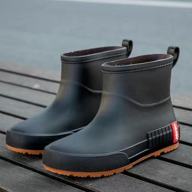 Stivali da pioggia da donna, slip-on, stivali da acqua di alta qualità, scarpe impermeabili, stivali da pioggia in gomma da donna, galosce da giardino, stivali antiscivolo2024_voghion.com