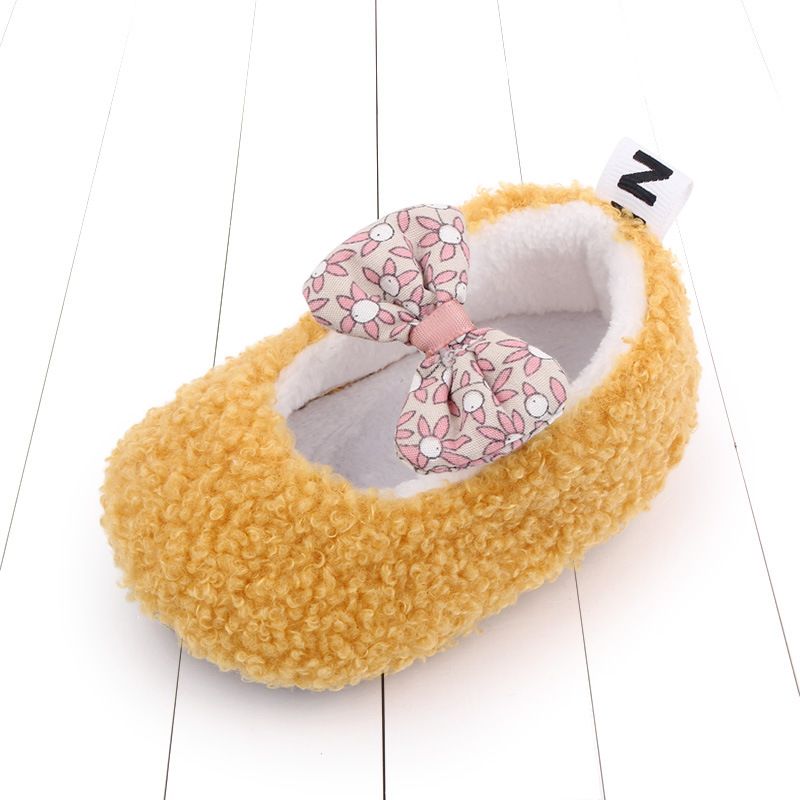 0-1 year old autumn and winter plush cotton baby walking shoes 2592 total_voghion.com