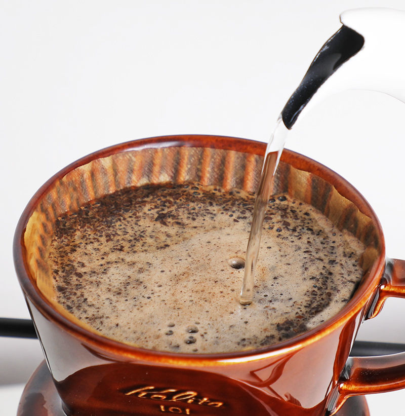 Japansk vifteformet amerikansk kaffemaskine håndbrygget tekande smart kop filterpapir_voghion.com