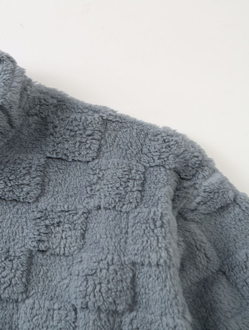 Leichtes Herren-Kapuzensweatshirt mit halbem Reißverschluss, lässiger Langarmpullover für Herbst und Winter, atmungsaktiv und bequem, schmale Passform, einfarbig_voghion.com