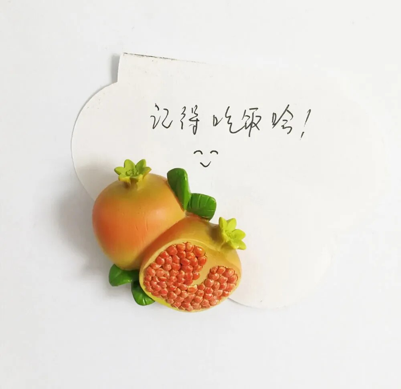 3D Creatief Driedimensionaal Ontwerp Hars Fruit Druif Watermeloen Accessoires Home Decor Koelkastmagneet Koelkast Decoratie_voghion.com