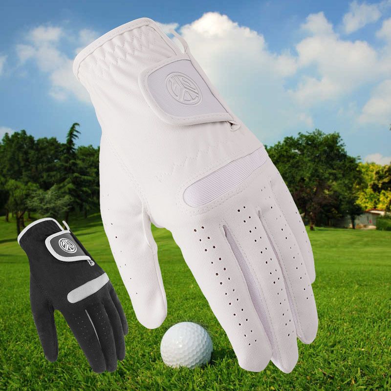 Herren Ultrafeinfasertuch Bequeme, atmungsaktive, langlebige Golfhandschuhe Einzelstück Austauschbar_voghion.com