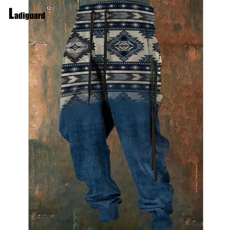 Plus Size 6xl Men Casual Elastic Waist Gothic Skull Print Trouser Mens Fashion Hip Hop Sweatpan Men's Stand Pocket_voghion.com