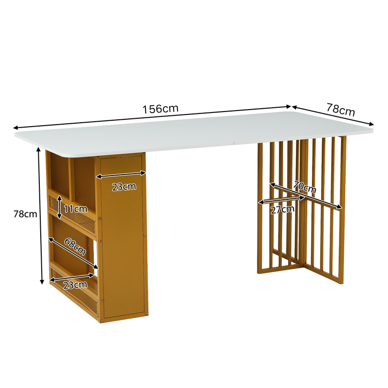 Esszimmertisch Rechteckig Modern, Weiß_voghion.com