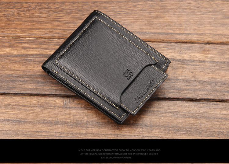 Baellerry Bailirui Männer Brieftaschen Neue Casual Multi-karte Kurze Brieftasche Horizontale Geldbörse_voghion.com