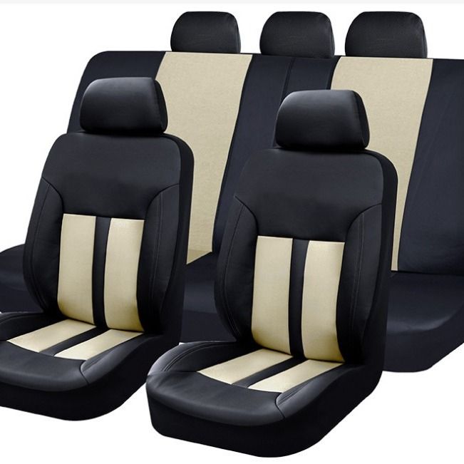 New hot selling car seat cover chair cover cushion full PVC material multi color four seasons universal wholesale_voghion.com