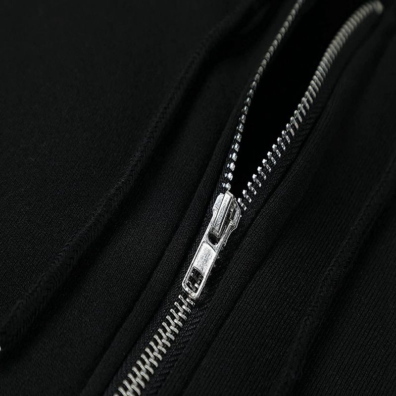 Women's Clothing Women's Cute Hooded Jacket With Drawstring - Oversized Zip-Up Sweatshirt For Teens & Girls - Cozy Fall Outerwear In Multiple Colors_voghion.com