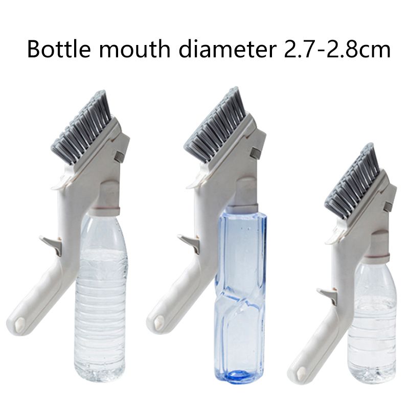 Kitchen Cleaning Tool 5 IN 1 Long Handle Cleaning Brush Removable Sponge Dishwashing Brush Kitchen Cleaner Set_voghion.com