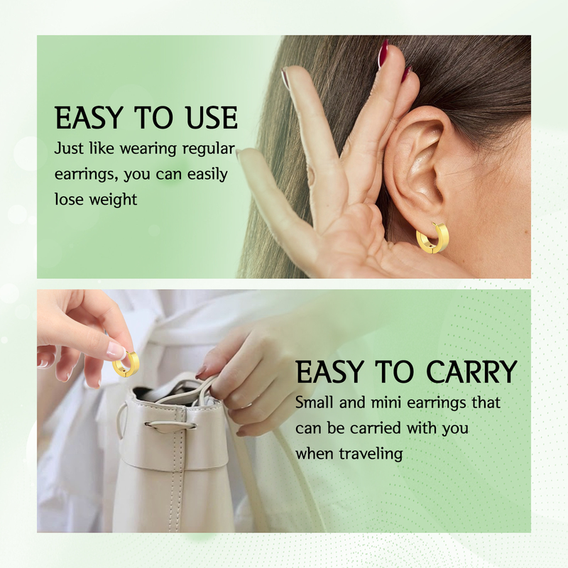 Ohrringe mit schöner Formgebung für Bauchkontraktion, geschwungene Form, straffende Haut, verschönernder Körper und ätherisches Öl_voghion.com