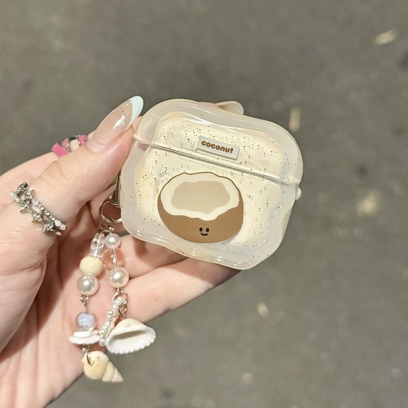 Island Crystal Coconut Geeignete Kopfhörerhülle der 4. Generation Pro2/3 Schutzhülle für Mädchen_voghion.com