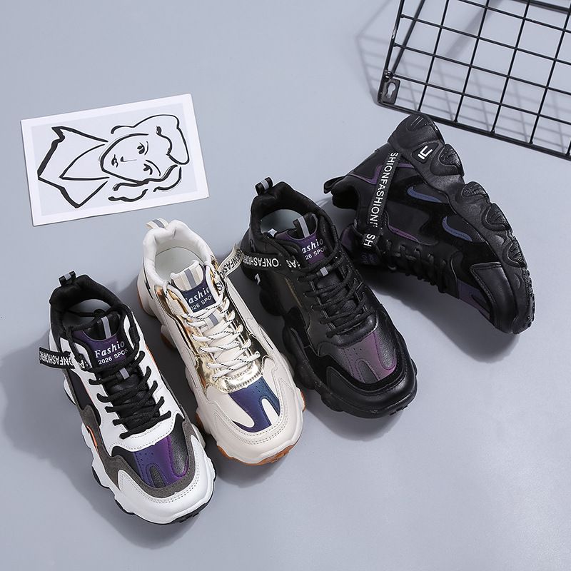 Papà spesso per autunno inverno, nuove scarpe da donna alla moda con suola morbida per bambini, sport versatili e tempo libero_voghion.com