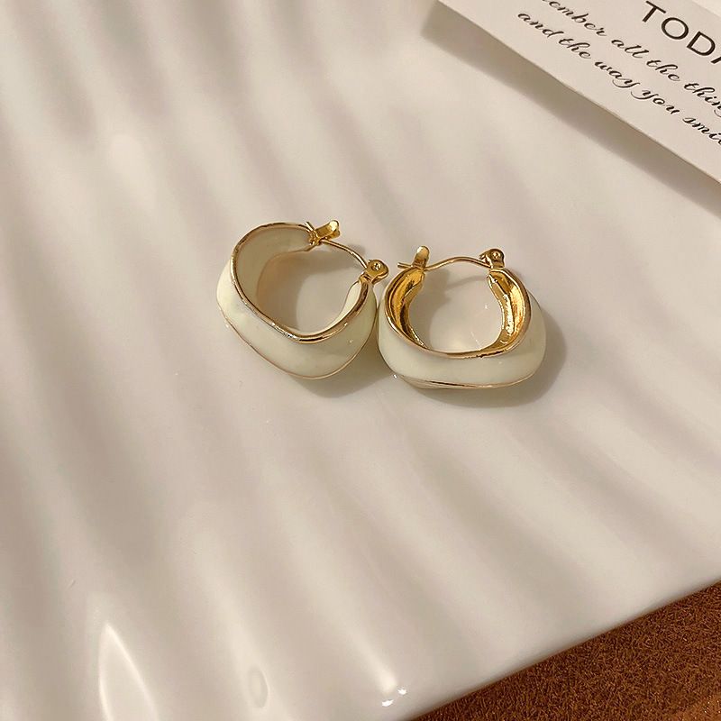 Orecchini in argento con perle, stile francese, eleganti, di alta qualità, con un tocco di nicchia e un temperamento nuovo per le donne_voghion.com