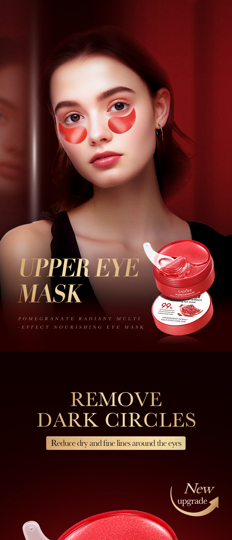 Granātābolu Radiance SADOER Multi Effect Nourishing Eye Moisturizing Periocular Mask_voghion.com