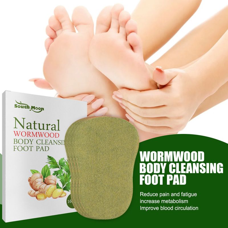 16Pcs Fuß Patch Natürliche Verbessern Immunität Pflanzenextrakte Wermut Körper Detox Fuß Pad Für Reise_voghion.com
