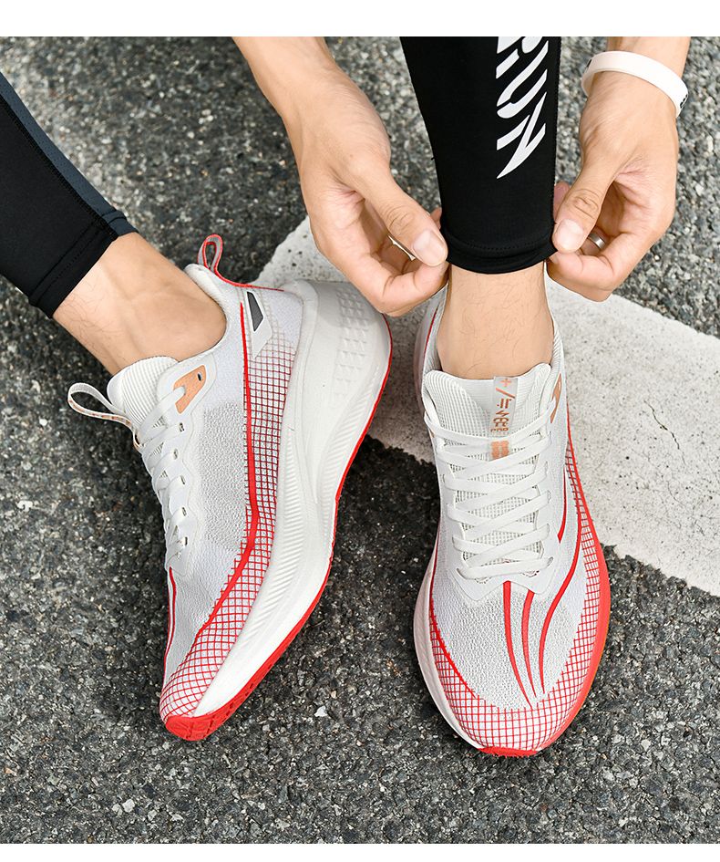 Nuove scarpe da corsa per coppie con piastra in carbonio esplosiva e suono di attrito, scarpe da ginnastica ammortizzanti per maratona da donna per studenti maschi_voghion.com