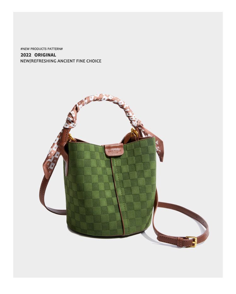 Cestino per verdure sensoriale avanzato 2022 Nuova Lingge Borsa a mano di grande capacità Secchio per l'acqua Borsa a tracolla singola da donna_voghion.com