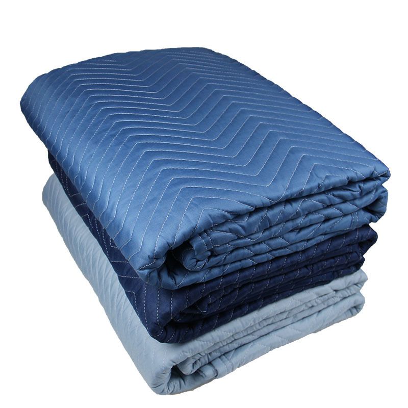 Coperta per imballaggio in poliestere agugliato, blu scuro, in fibra chimica per uso domestico_voghion.com