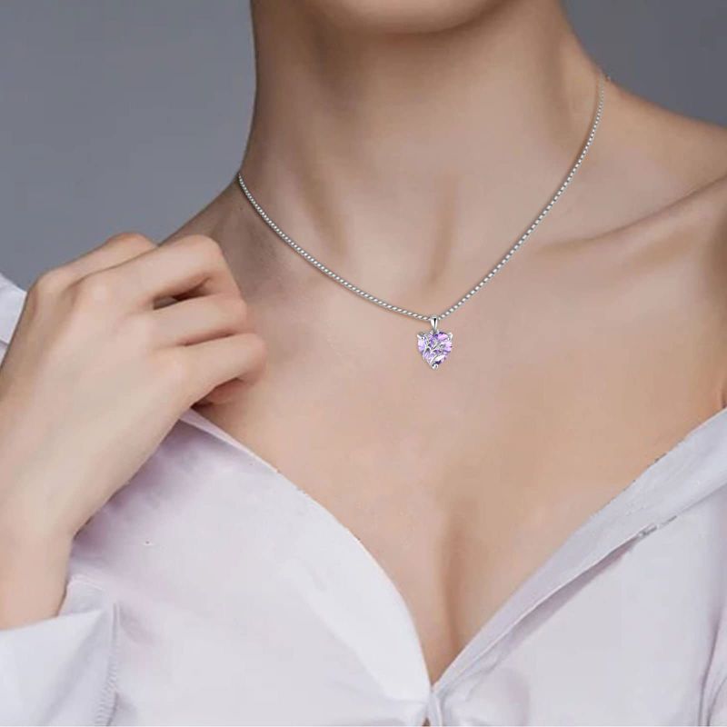 S Love Glass Pendant Clavicle Chain Necklace Female Sier Jewelry Processing_voghion.com
