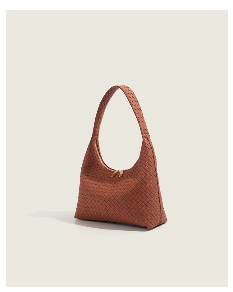 Nuova versione coreana, borsa a tracolla singola da donna in tessuto di grande capacità, alla moda e versatile, leggera e lussuosa_voghion.com