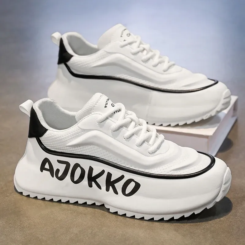 2025 Spring And Autumn Flying Mesh Surface Breathable New Non-slip Fashion Breathable Flat Leisure Sports Men Walking Loafers_voghion.com
