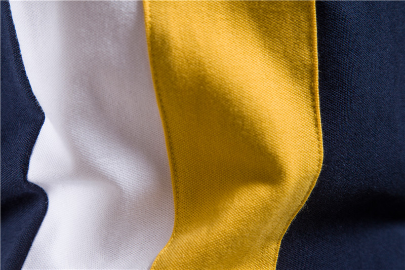 Erkek giyim Yaka spor erkek pamuklu POLO gömlek Moda rahat erkek işlemeli kısa kollu tişört_voghion.com