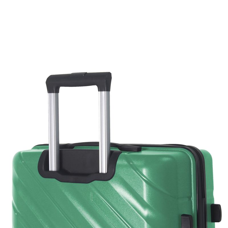3-Piece Luggage Sets (20", 24", 28"), Suitcase With Wheels, Hardside Suitcase With Four Spinner Wheels And Scratch-Resistant Surface, Green_voghion.com