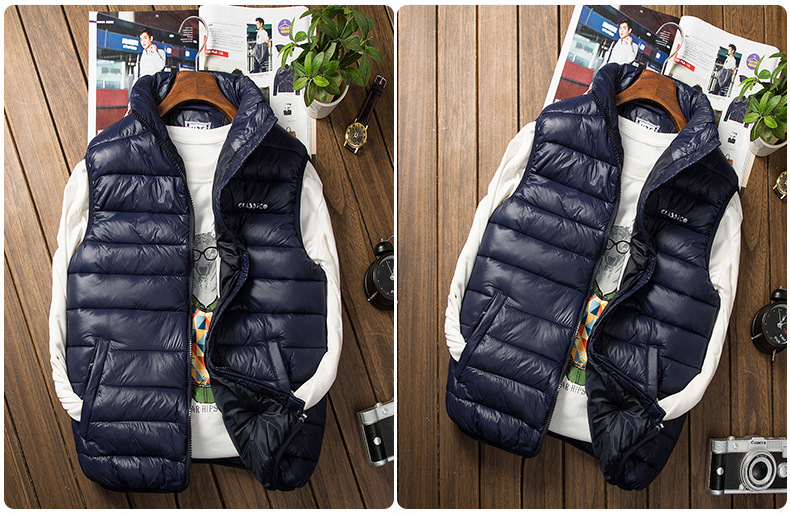 Herrenbekleidung Baumwollweste Herren Herbst und Winter neue Herrenversion der Baumwollweste Jugendpaarweste männlich große Weste Baumwollkleidung Flut_voghion.com