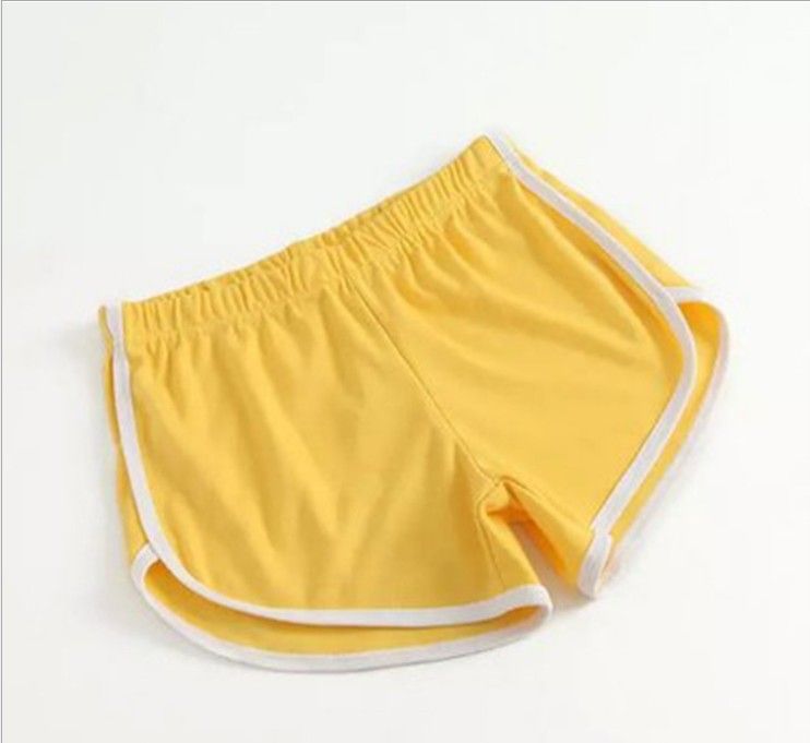 2024 Sports Shorts Women's Home Casual Solid Fashion Yoga Beachwear Candy Hot Pants_voghion.com