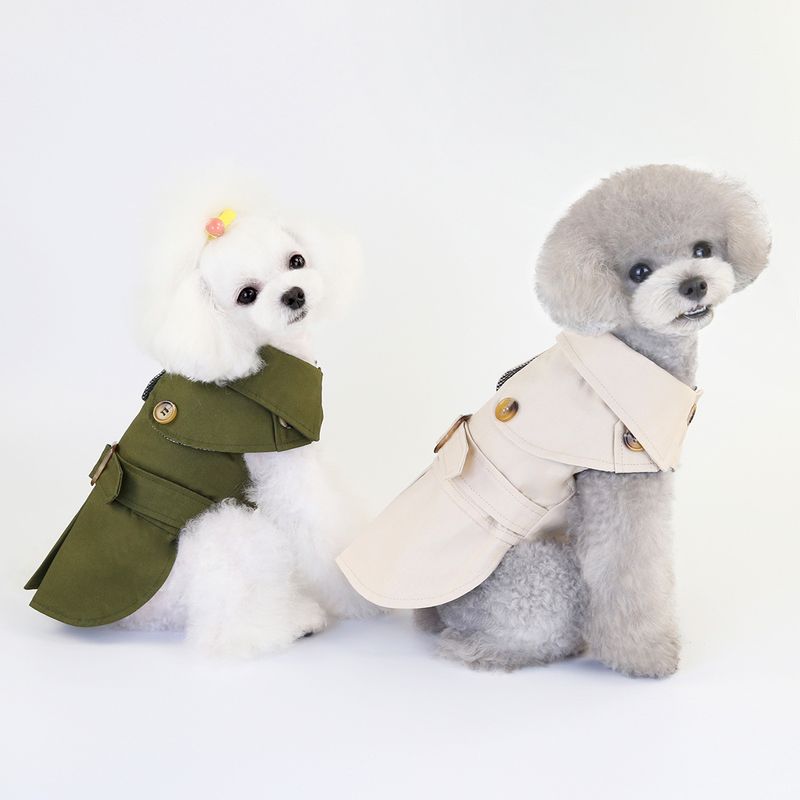Herbst Neue Kollektion 20 Dreifarbige Windjacke für kleine Hunde und Haustiere, Winterkleidung_voghion.com