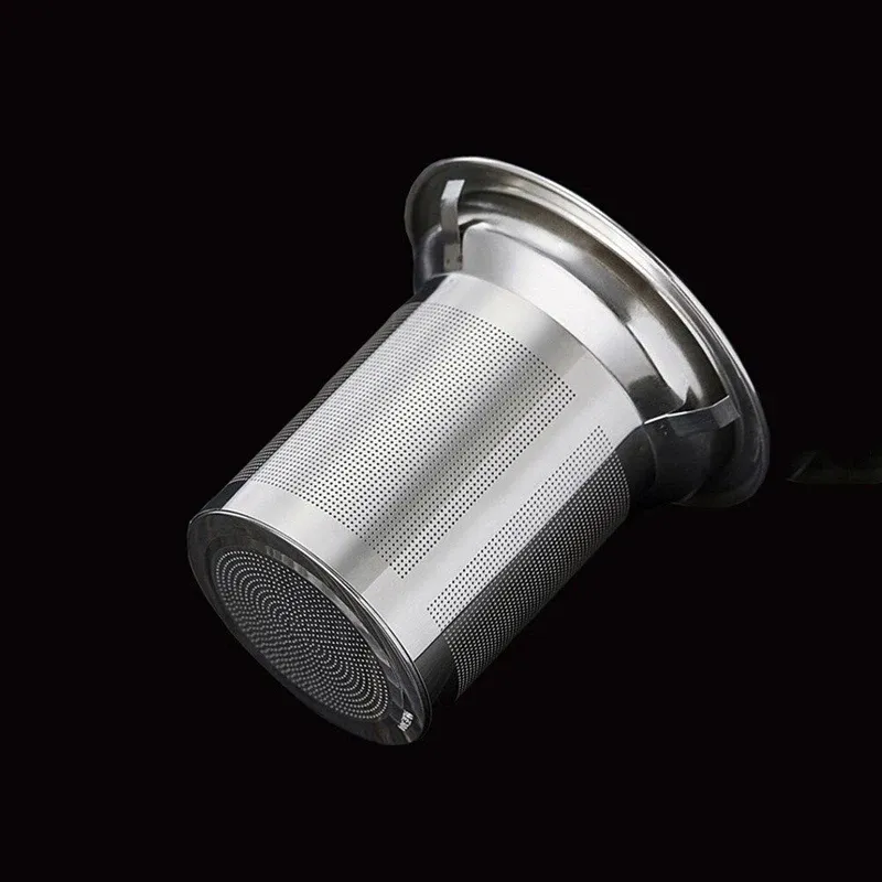 Heat Resistant Glass Teapot With Stainless Steel Coffee Infuser Heated Container Tea Pot Good Clear Kettle Square Filter Baskets_voghion.com