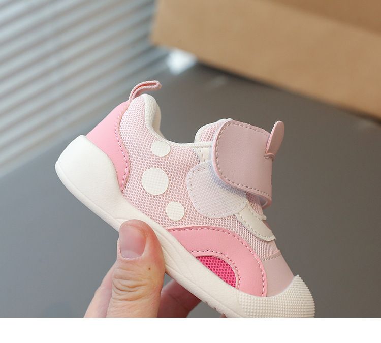 Baby Learning Shoes 0 1 3 Years Old Spring And Autumn New Infant Mesh Non Slip Sports Shoes Boys And Girls Functional Shoes_voghion.com