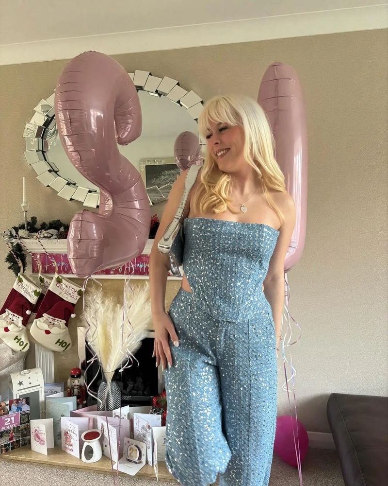 Kadın Giyim Seksi denim pullu dar kesim askısız geniş bacak pantolon_voghion.com