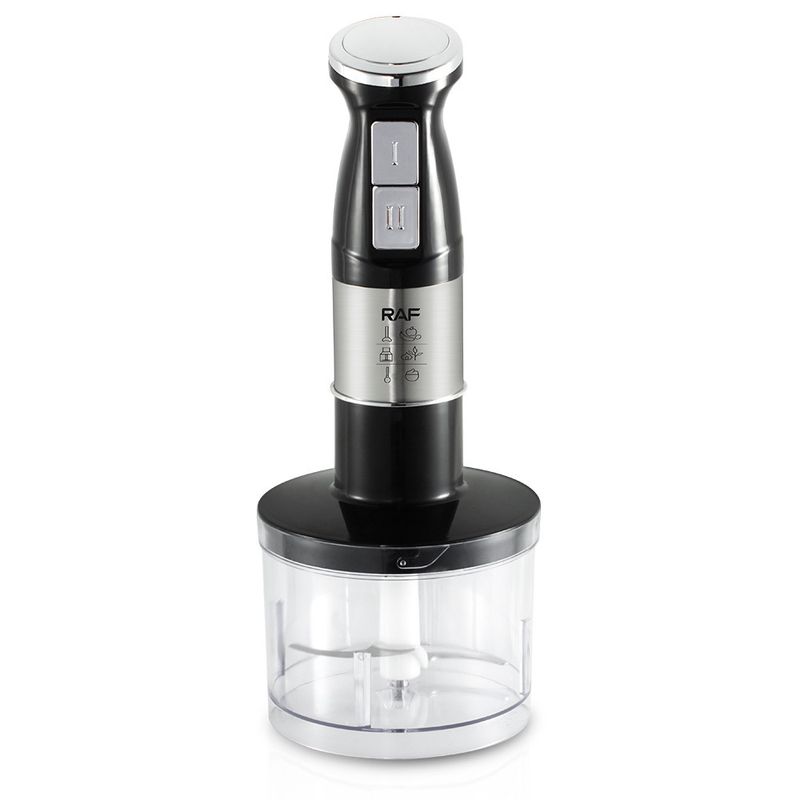 Zestaw blendera ręcznego 4 w 1, elektryczny blender z sokowirówką, trzepaczką do jajek, końcówkami do ubijania, 600 W, standard UE_voghion.com