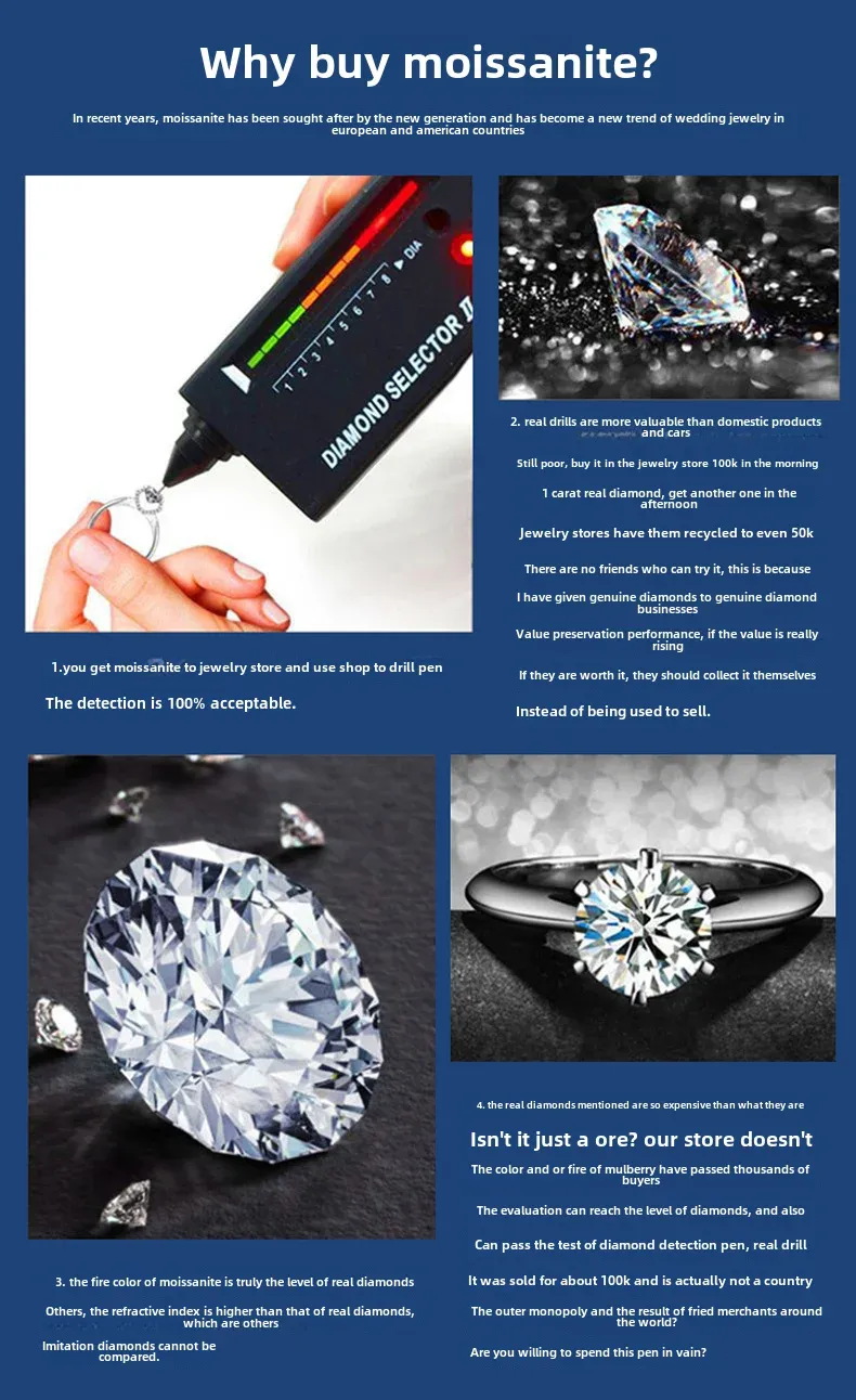 Heiße Verkäufe PT950 Platinum Dynamic Diamond Light Niche Zertifikat kommt mit Halskette_voghion.com