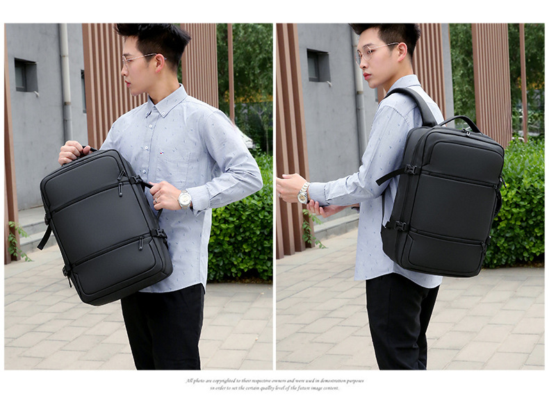 New Business Backpack Men's Backpack Large Capacity Business Leisure Computer Bag Backpack_voghion.com