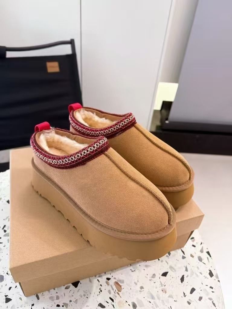Designer Fluffy Snow Boots Mini Women Men Winter Australia Tasman Platform U G Boot Fur Slipper Ankle Wool Shoes Sheepskin_voghion.com