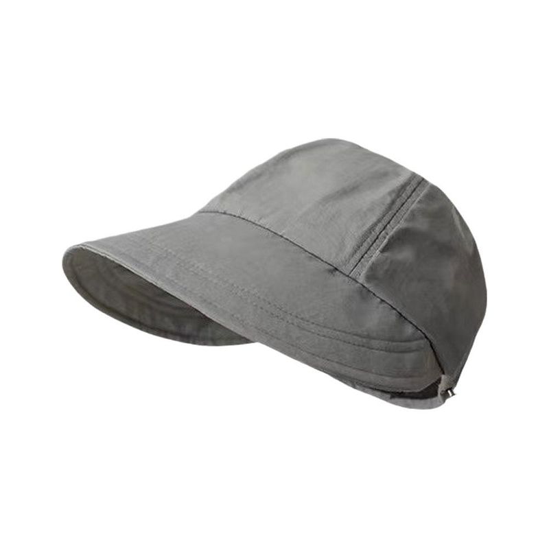 Vendita calda pieghevole cappello da sole a tesa larga con coulisse regolabile cappelli ad asciugatura rapida cappello da spiaggia donna visiere cappelli parasole uomo pescatore_voghion.com