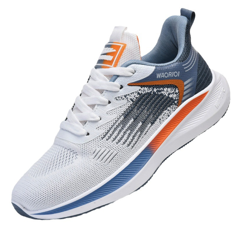 Shoe Factory Grossist A Style High Version Herr S Sportskor Skor Fritidssportduk Flugvävd Net Tide_voghion.com