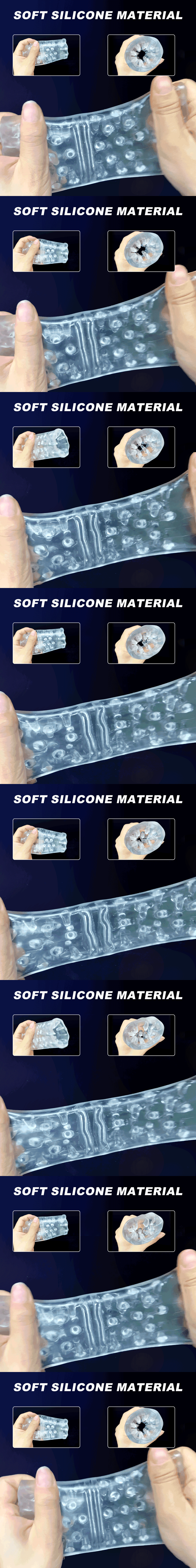 Masturbatori Vibratore automatico maschio aperto 7 modalità di rotazione Stimolazione Massaggiatore realistico Masturba_voghion.com