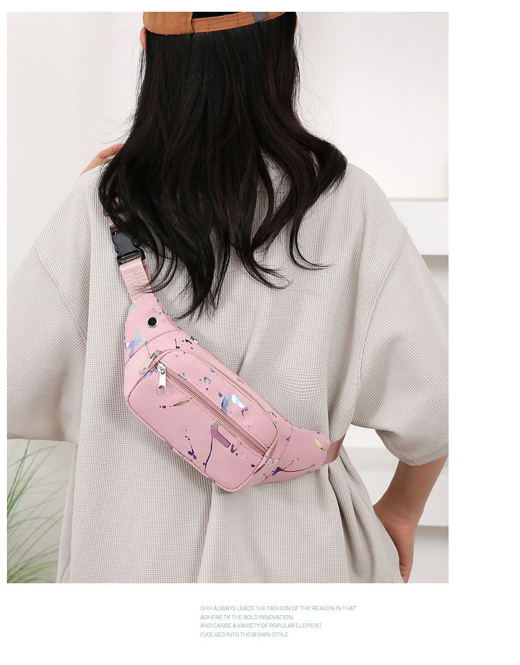 Borsa a tracolla monospalla colorata alla moda di fascia alta 2024 per uomo e donna, casual, sportiva e da corsa_voghion.com