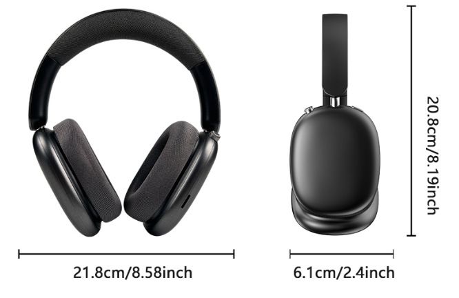New Patch Knob Active Noise Cancelling Over-Ear Headphones Bluetooth True Wireless Long Battery Life Compatible With_voghion.com